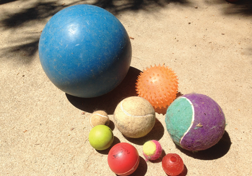 selection of balls